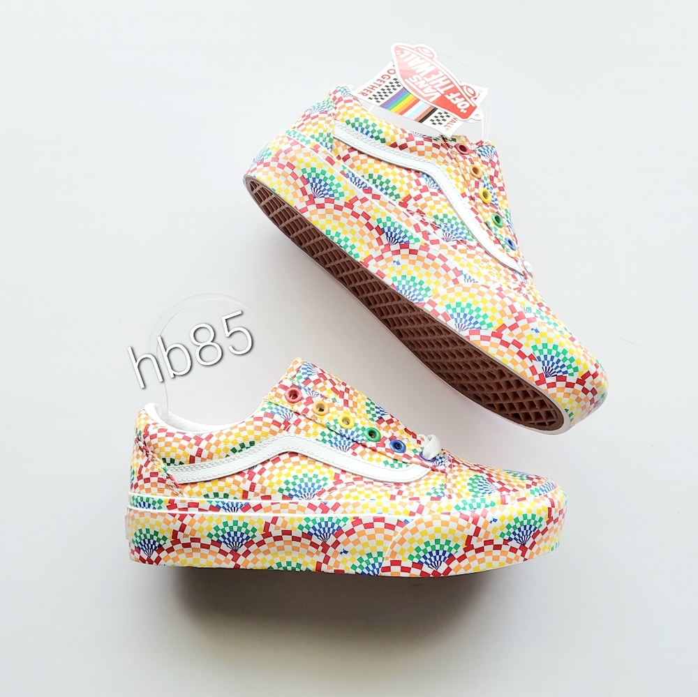 Vans Old Skool Platform Pride Multicolor Women's 7 - Picture 2 of 6